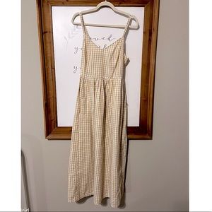 Old Navy Gingham Midi Dress